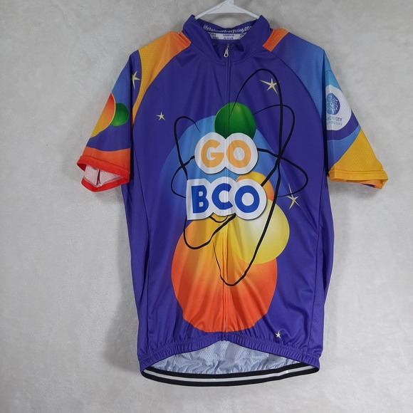 Life Behind Bars Cycling Tops - Life Behind Bars Genesis Volare Bayou City Outdoors Cycling Jersey XL Purple